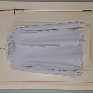 Nike Dri-Fit Maternity Cowl Neck Pullover Sweatshirt Gray White Size Medium